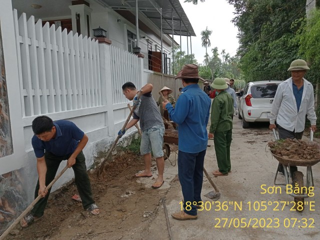 Thôn Thịnh Bằng tập trung xây dựng khu dân cư mẫu