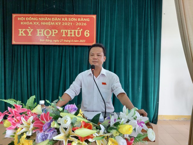 HĐND xã Sơn Bằng khoá XX kỳ họp thứ 6
